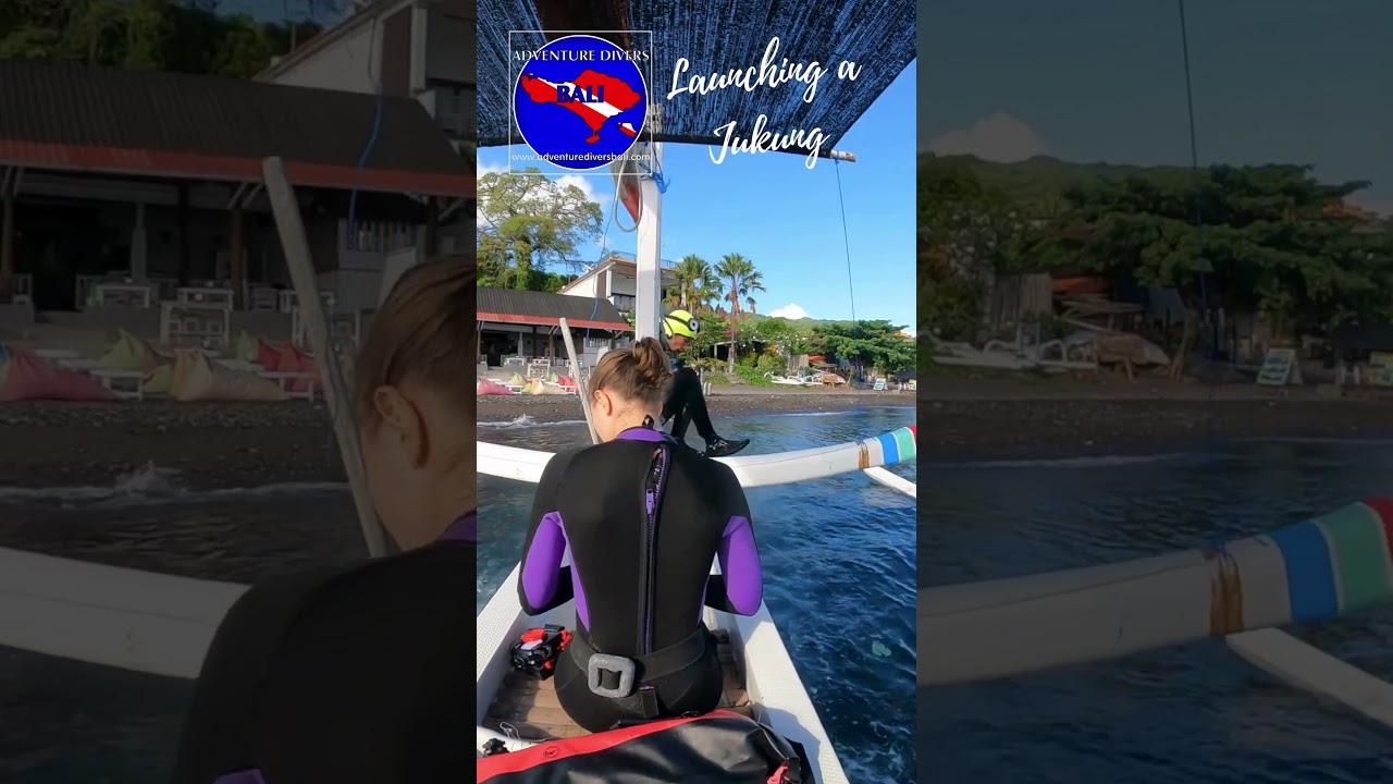 Launching a Jukung 
