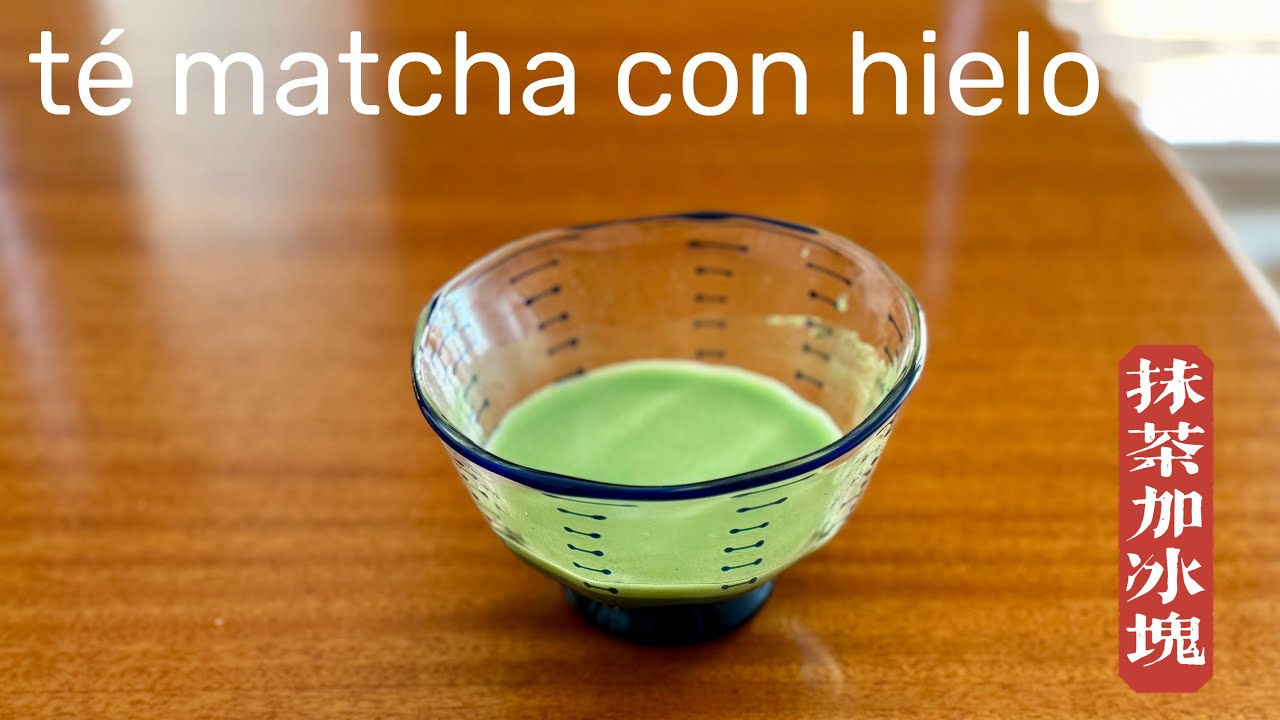 té matcha con hielo | matcha Yame ceremonial