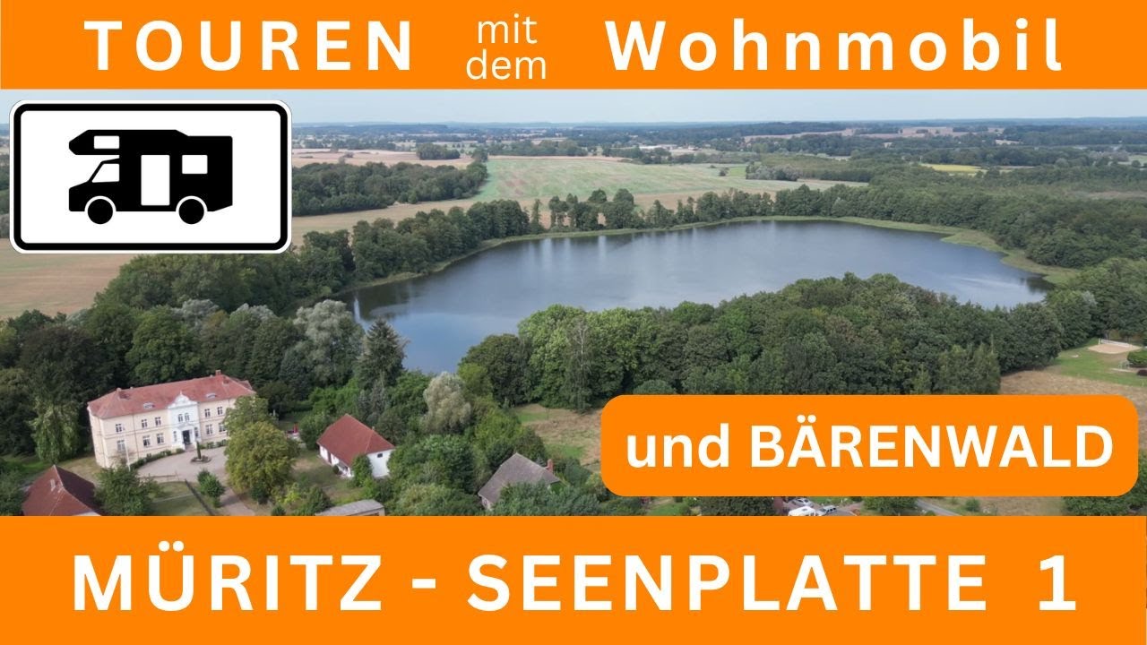 MÜRITZ Seenplatte, BÄRENWALD, Stellplätze mit dem Wohnmobil