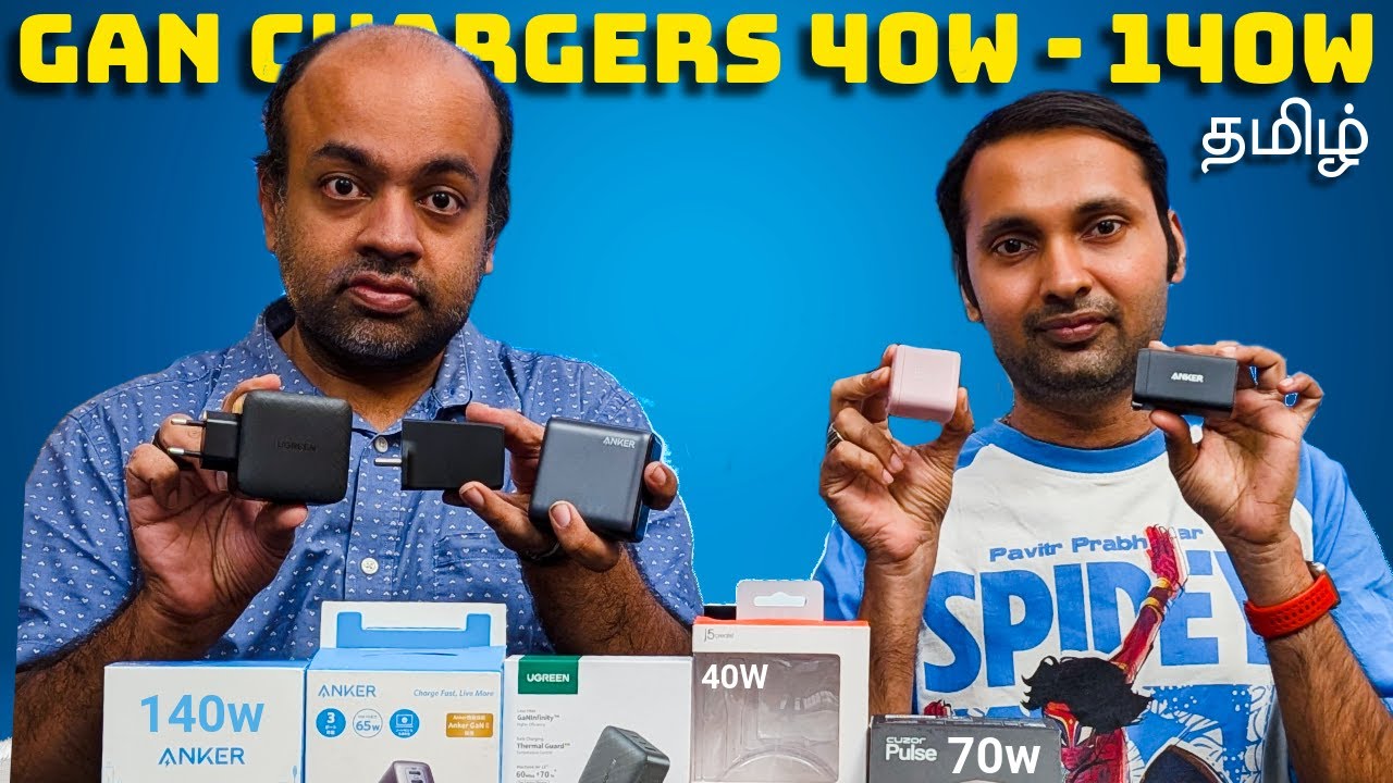 Best GaN Chargers from Anker, Ugreen, Cuzor, j5create tested from 40W to 140W with PD & PPS