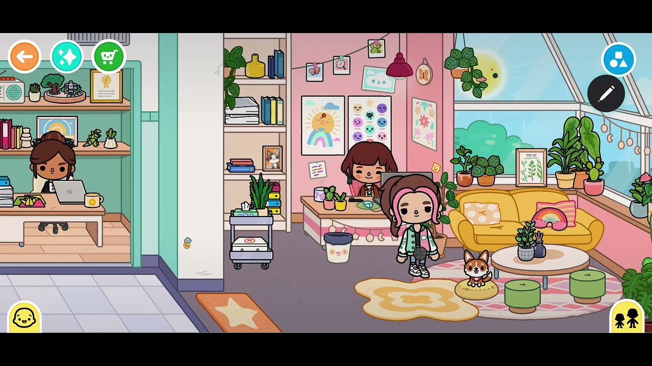 A mean babysitter it's telling the kids what to do