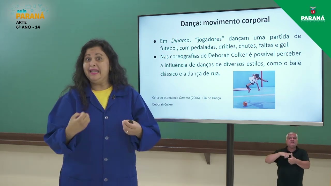 2022 | Resumo da Aula | 6º Ano | Arte | Aula 14 - Dança: Movimento Corporal II