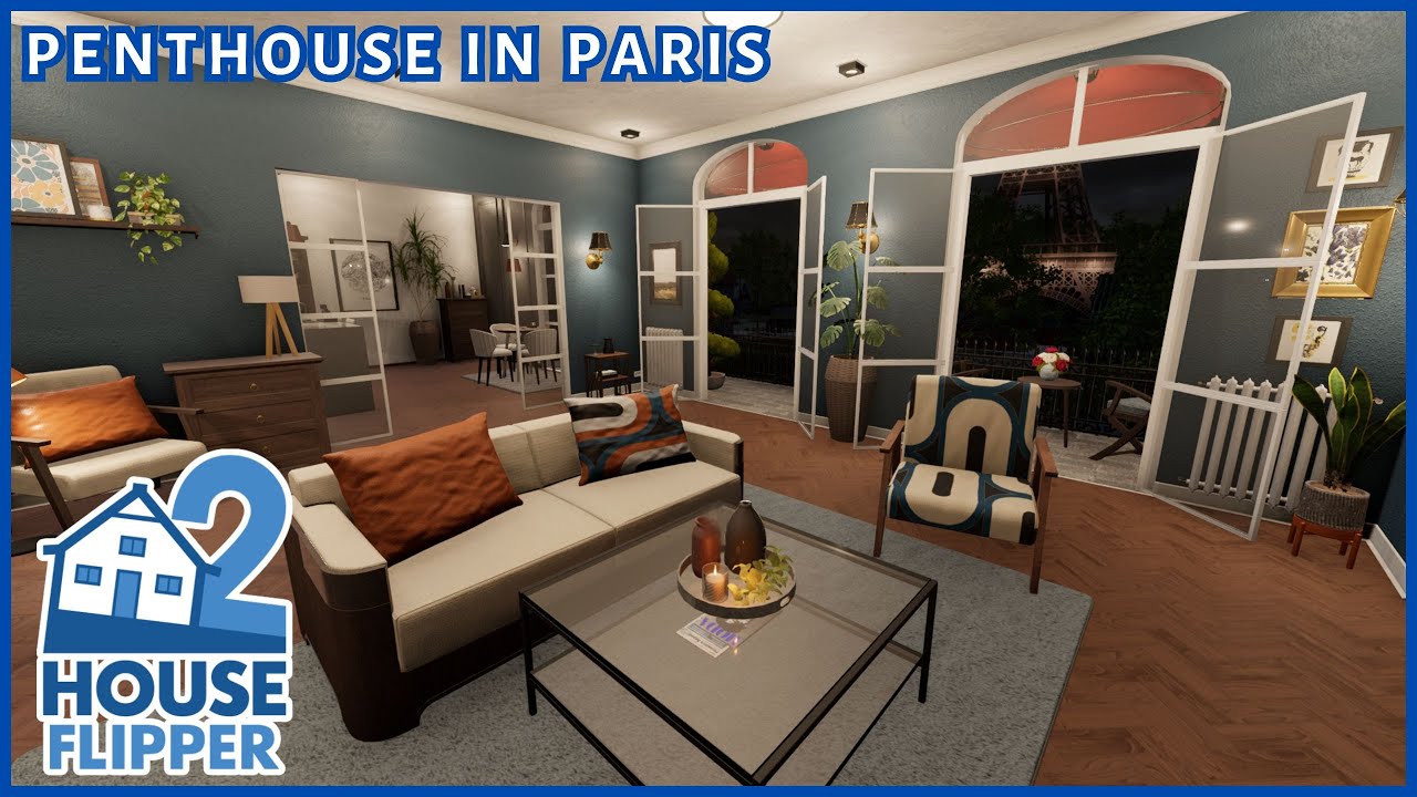 Penthouse in Paris | House Flipper 2 (story job, community content, custom job)