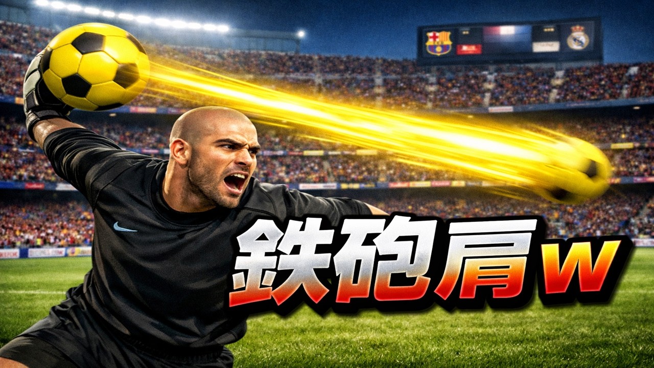 【再来】GKスロー直接ゴール…1年前の悪夢が再び【ウイイレ】