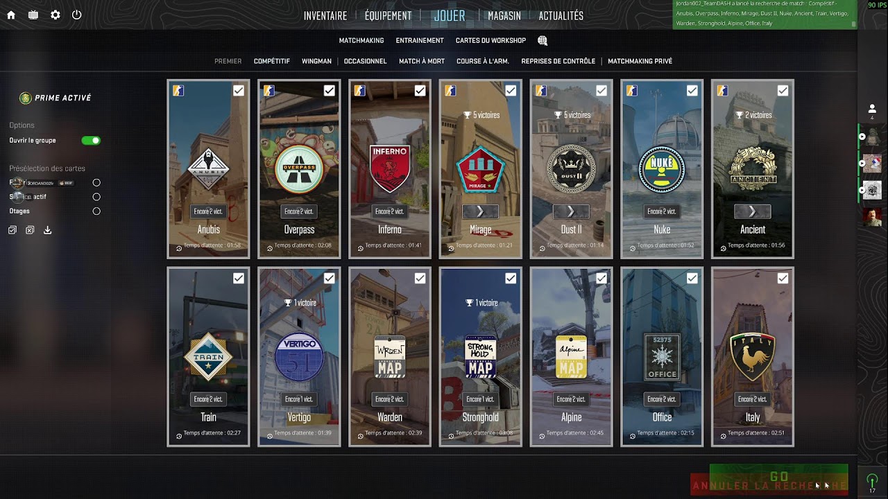 Live chill sur Counter-Strike