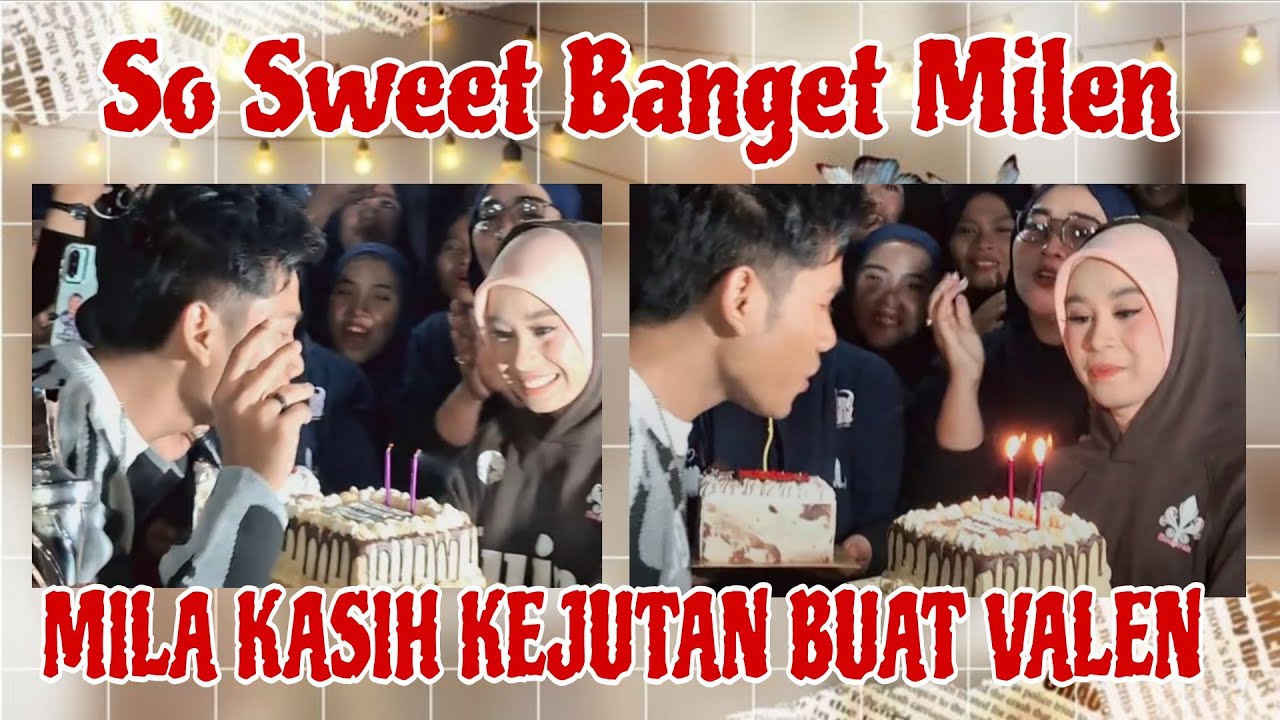 SO SWEET BANGET MILEN || SELAMAT ULANG TAHUN SAYANG 🥰