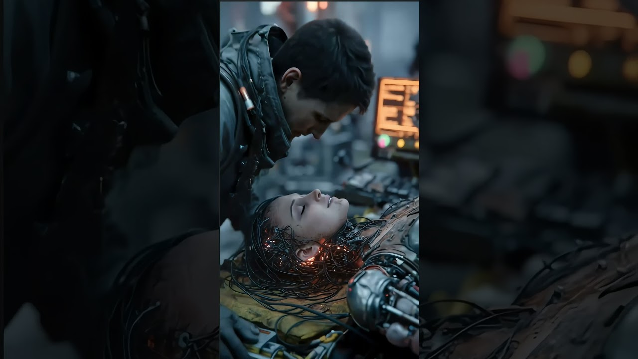 Don&rsquo;t Cry | #AIshorts #AndroidDrama #SadScene #SciFiLove #RobotEmotion #CinematicStory