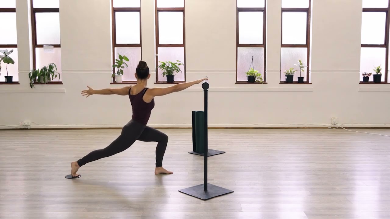 Barre with towel or sliders