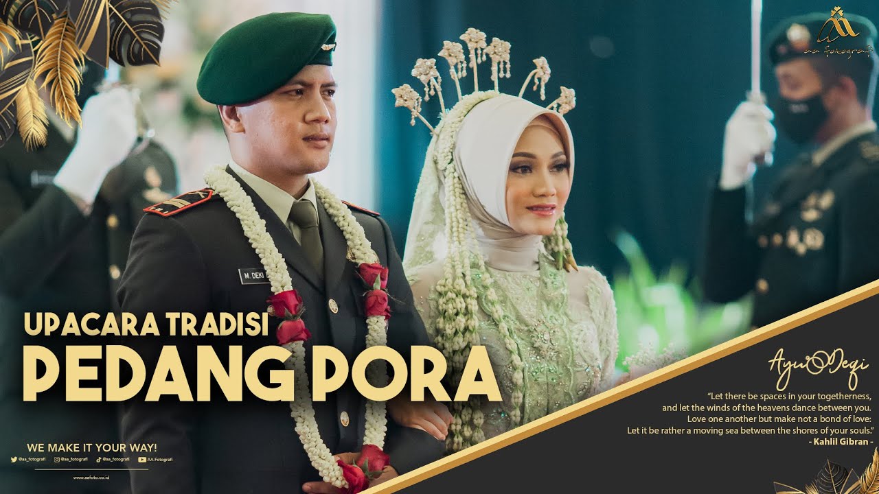 AA FOTO | Prosesi Upacara Tradisi Pedang Pora Alumni Akmil | Ayu & Deki