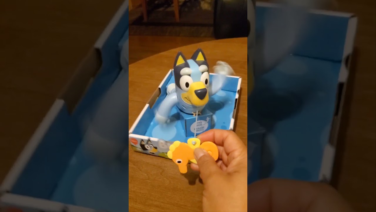 WOW! ASMR! TRY ME! BLUEY BATH TOYS! AMAZING! #amazing #asmr #bluey #toys #short #viral #trending