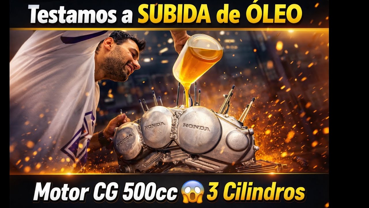 Deu Boa 🔥Subiu ÓLEO pelas 3 B0MBAS do MOTOR titan 3 cilindros 😱😱Ep-13