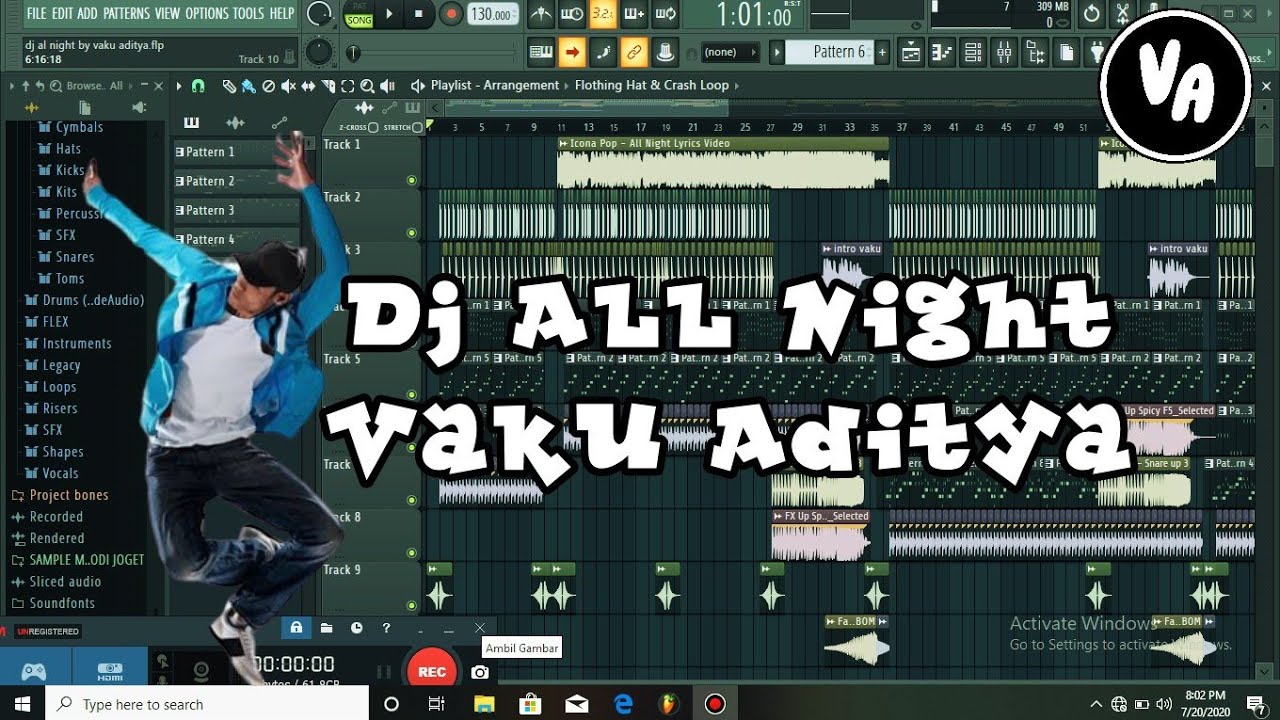 Dj All Night - Vaku Aditya (Fvnky_Night) New 2k20