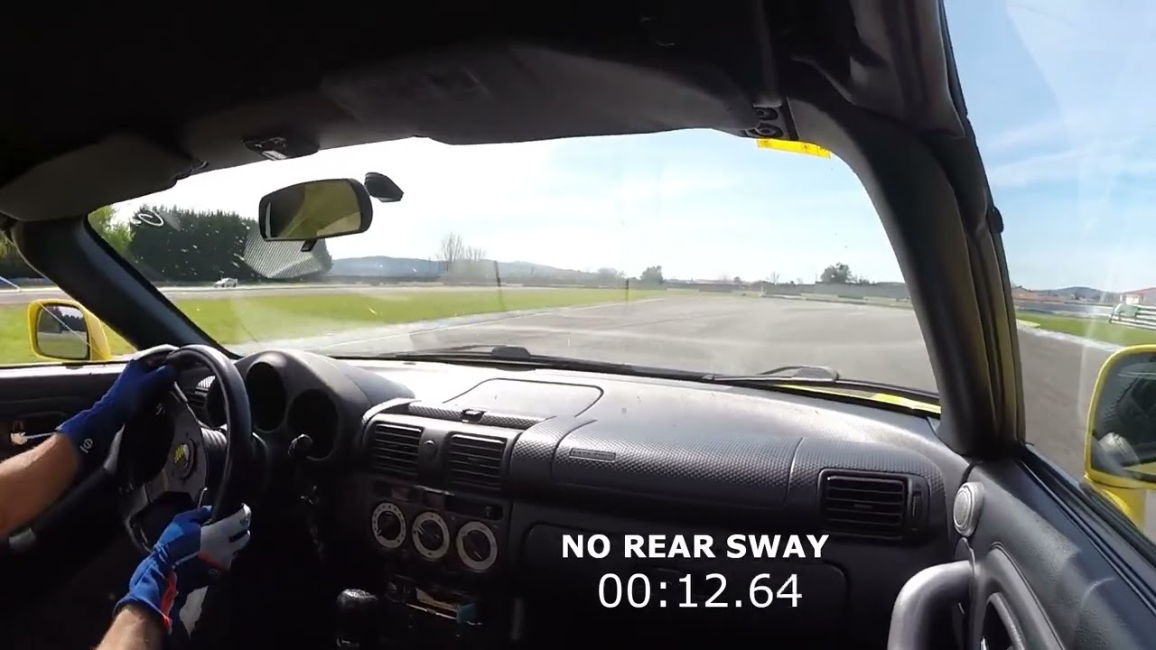 Toyota MR2 2zz Braga (vasco sameiro) setup testing trackday (1:35.4's)