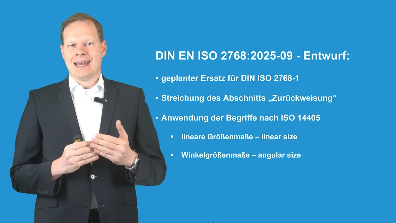 Entwurf der DIN EN ISO 2768. Ersatz für die ISO 22081?