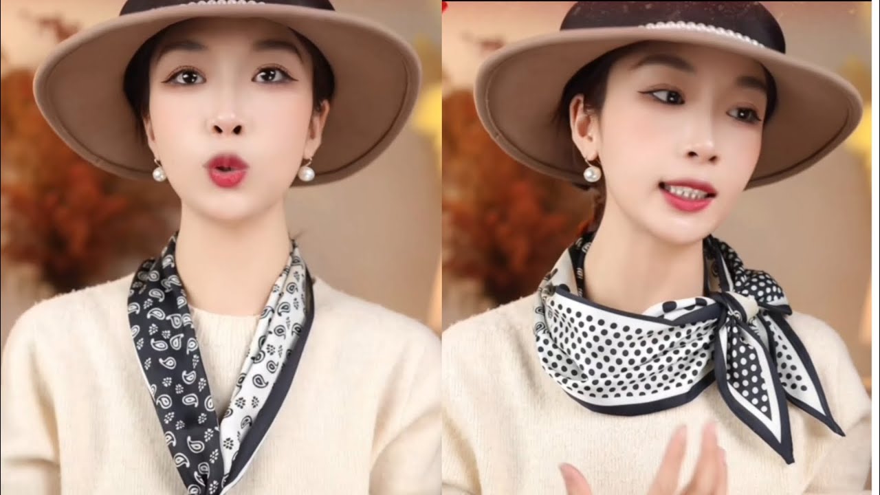 100 Stylish Ways to Tie a Silk Scarf #fashion #scarf #scarffashion
