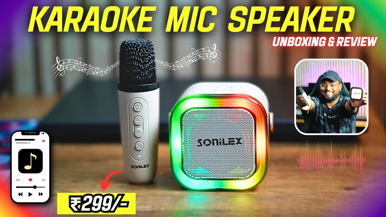 Cheapest and Best Karaoke Mic With Bluetooth Speaker 😍| Unboxing and Review 🔥