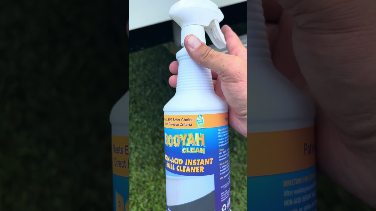 How to remove a scum line on a boat.