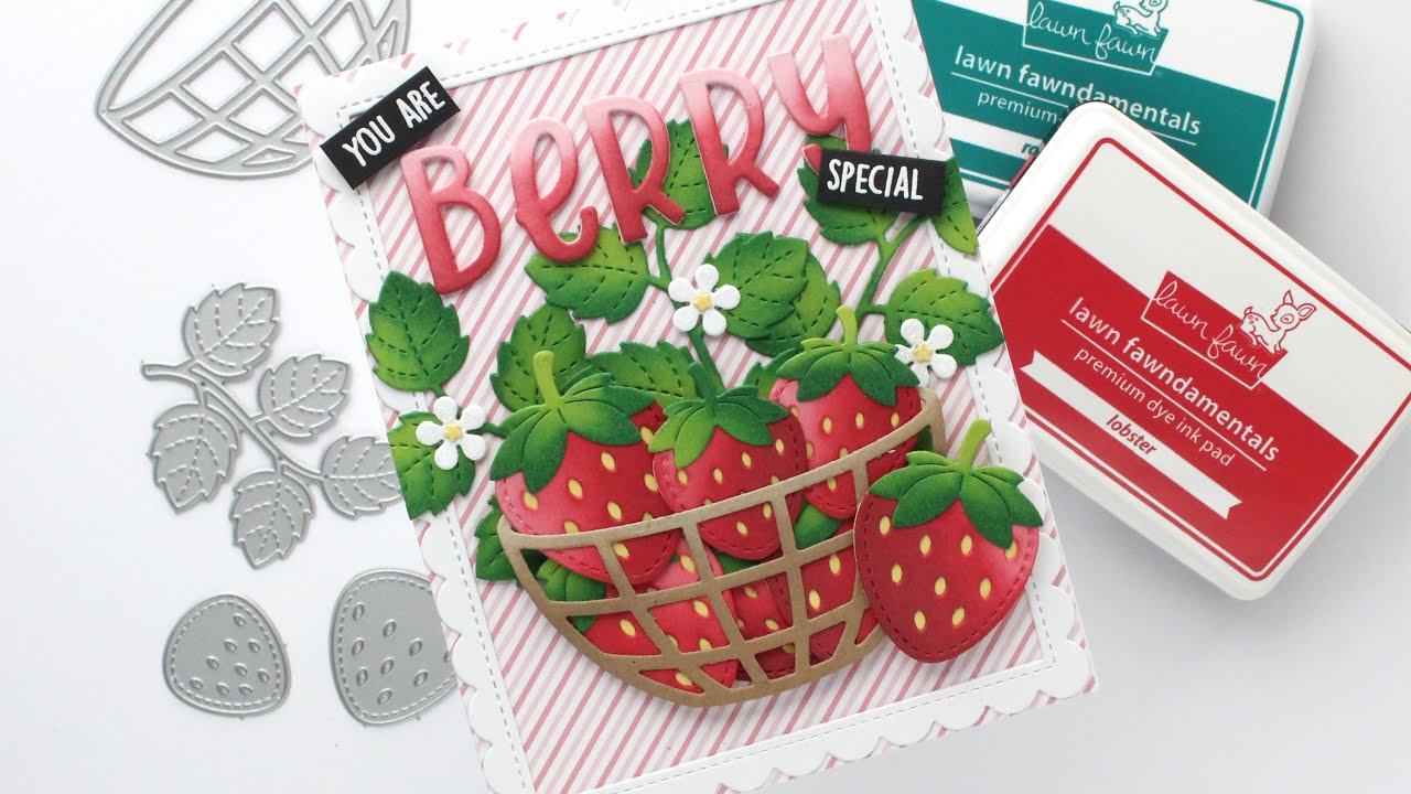 Ink blending die cuts with Mindy