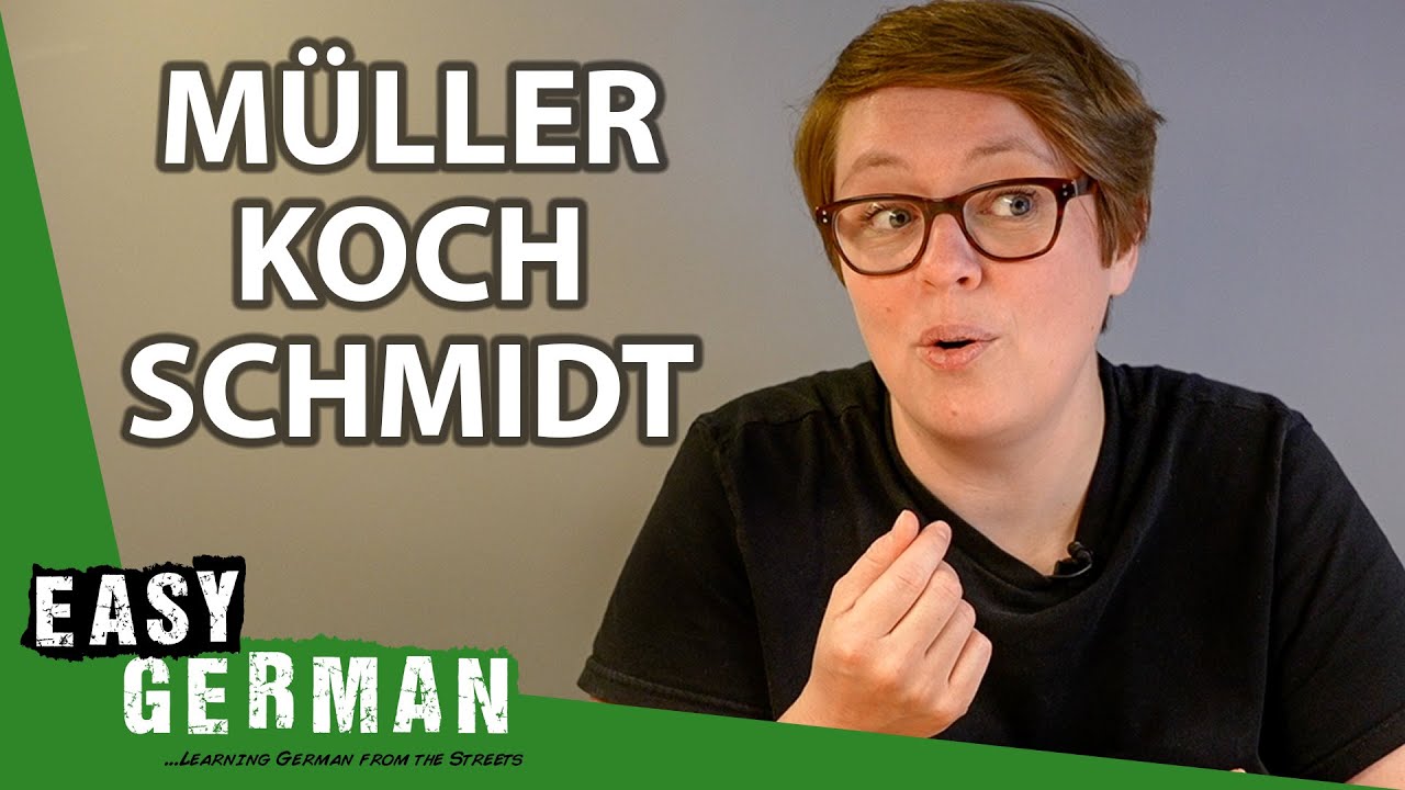 How to Pronounce the Most Popular German Surnames | Super Easy German 177