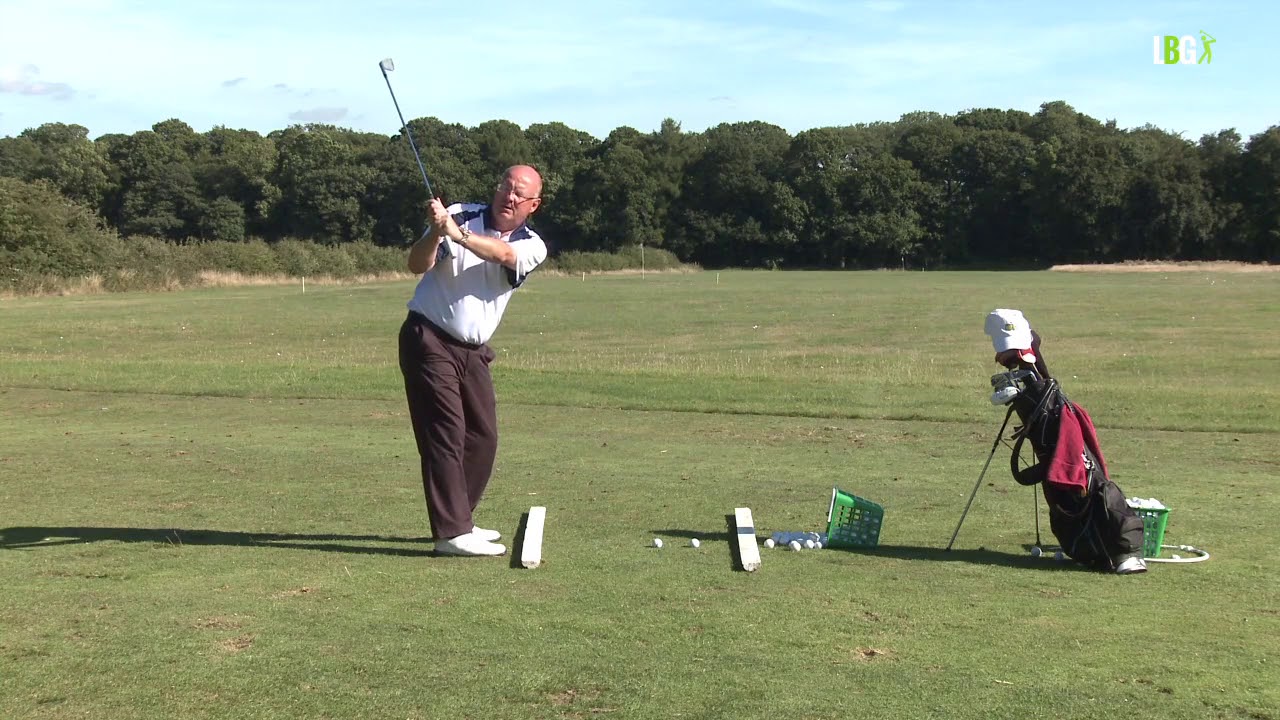 Golf Set Up - The Backswing Down the Line