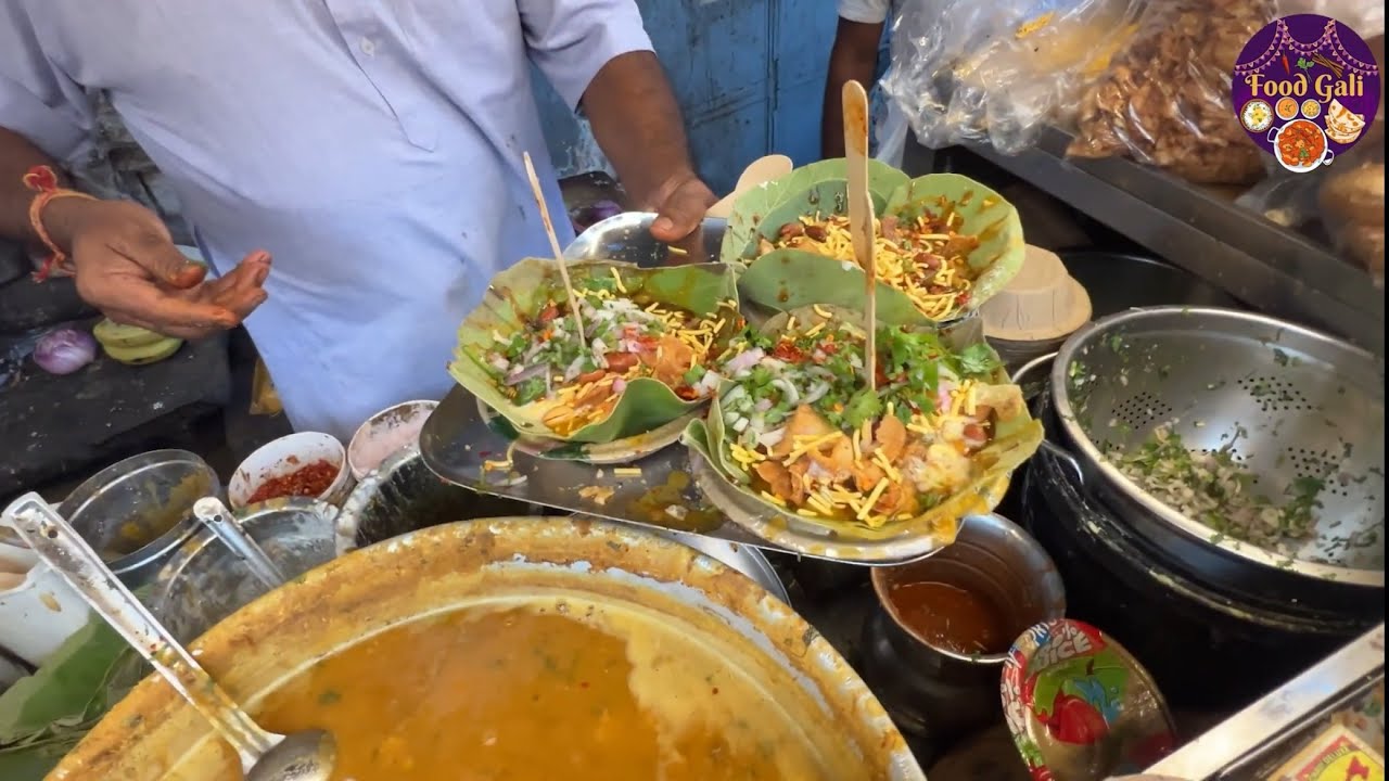 Delicious Thakur aloo tikki chat of jabalpur only at Rs.30/-| street food