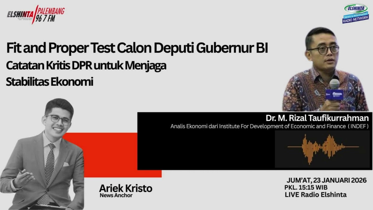 Fit and proper test calon deputi gubernur BI, Catatan kritis DPR untuk menjaga stabilitas ekonomi.