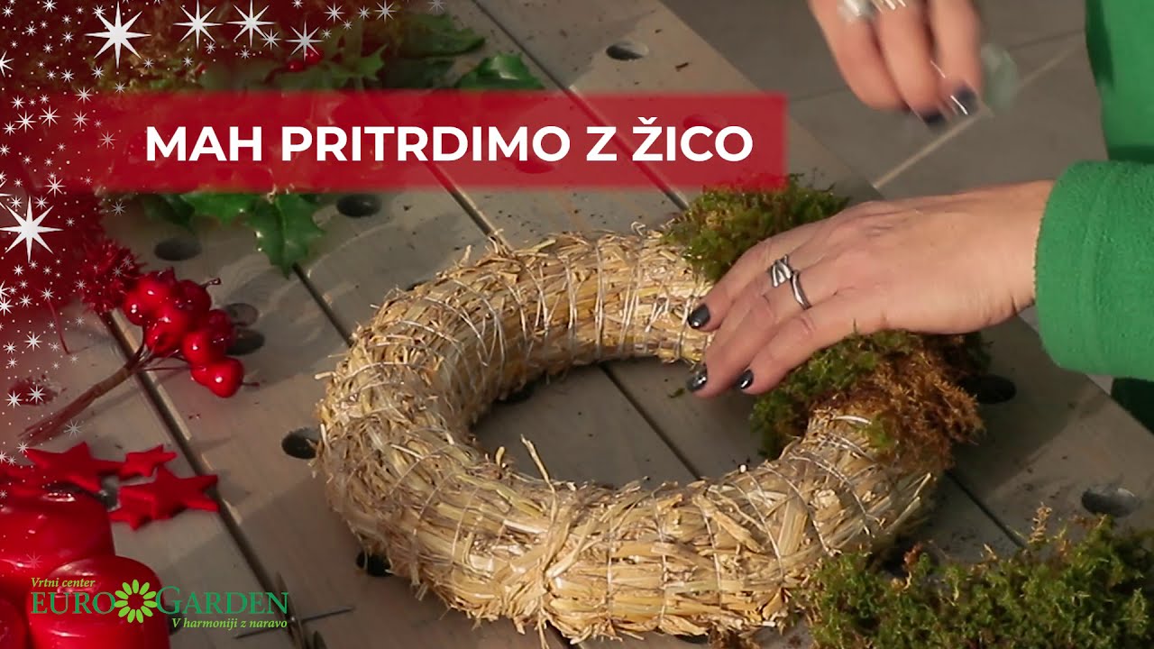 Izdelava adventnega venčka