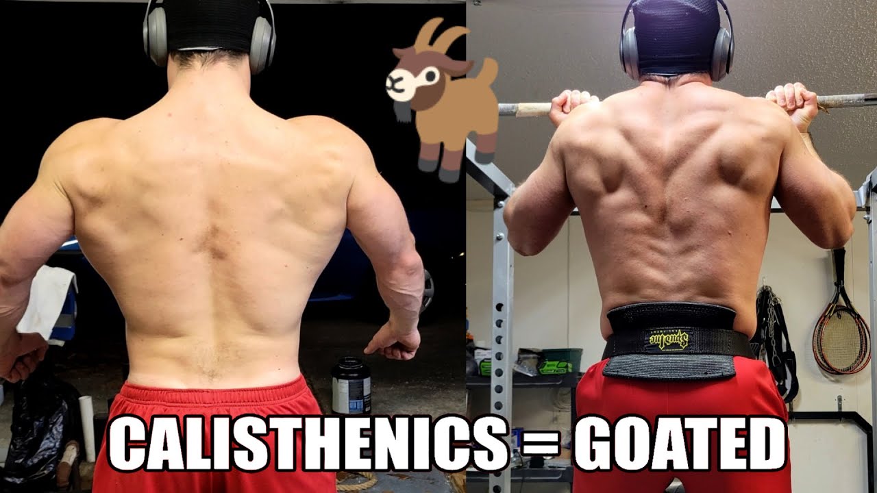 Calisthenics are GOATED for Pulling Exercises (Chin-ups & Inverted Rows = 🐐👑)