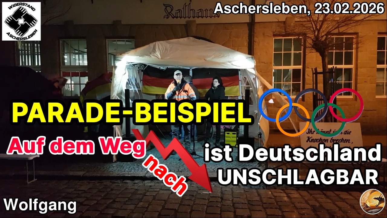 Deutschland ist unschlagbar! - Wolfgang I Aschersleben, 23.02.2026 I