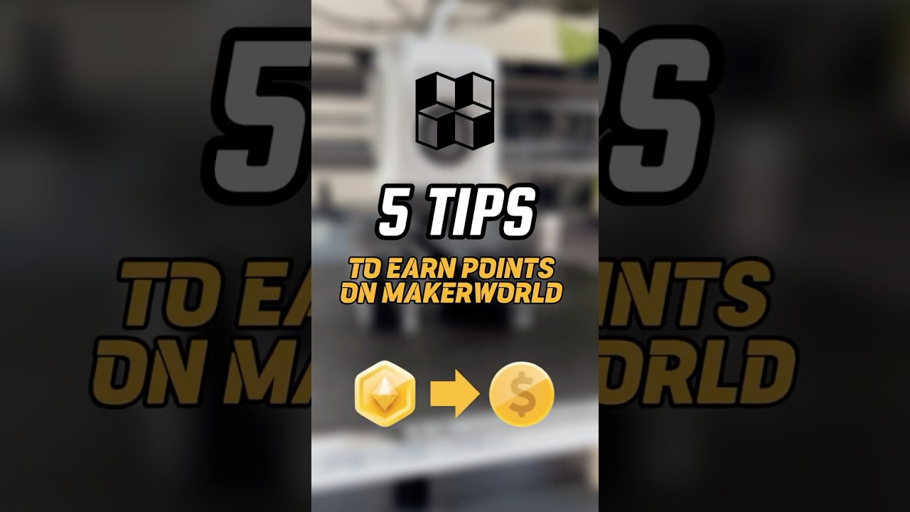 5 Tips To Earn Money on Makerworld #3dprinting #makerworld #earnmoneyonline