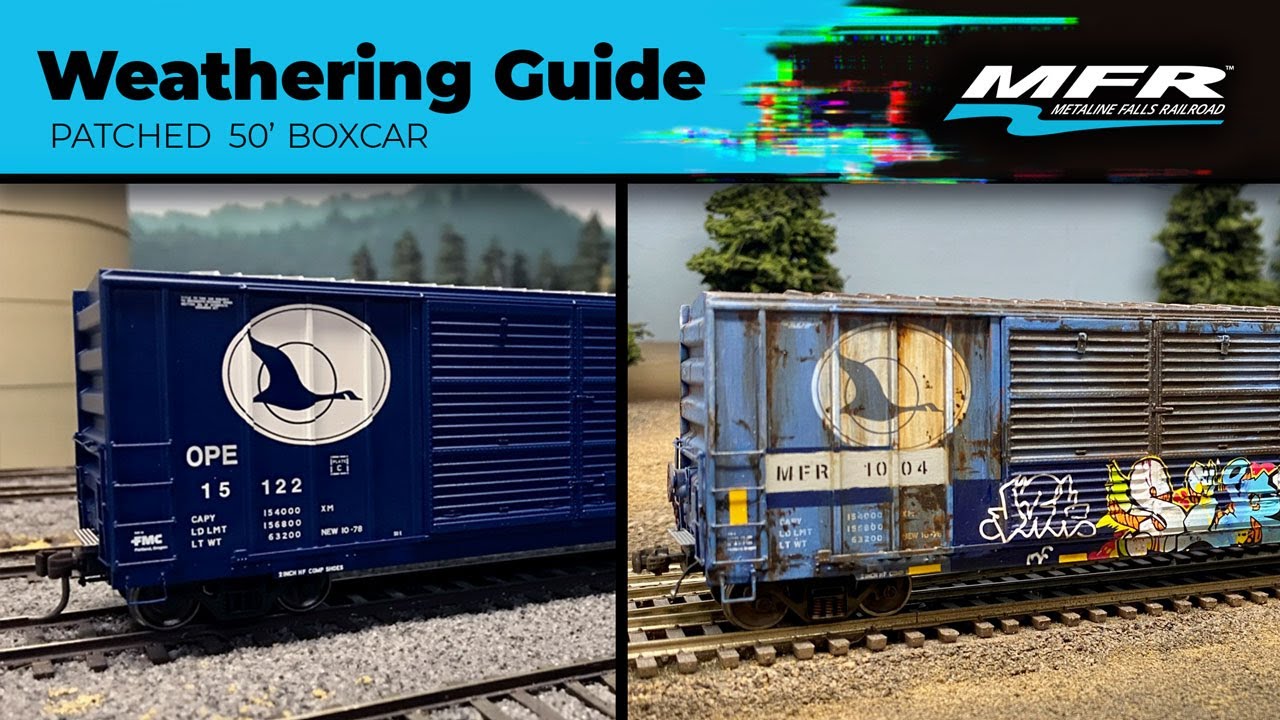 Weathering Guide -  Patched 50' Boxcar