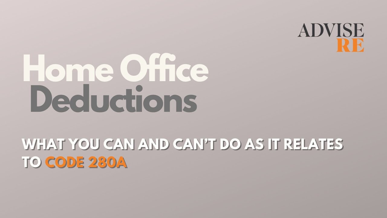 Home Office Deductions: The Do's and Don'ts of 280A and How to Save Taxes