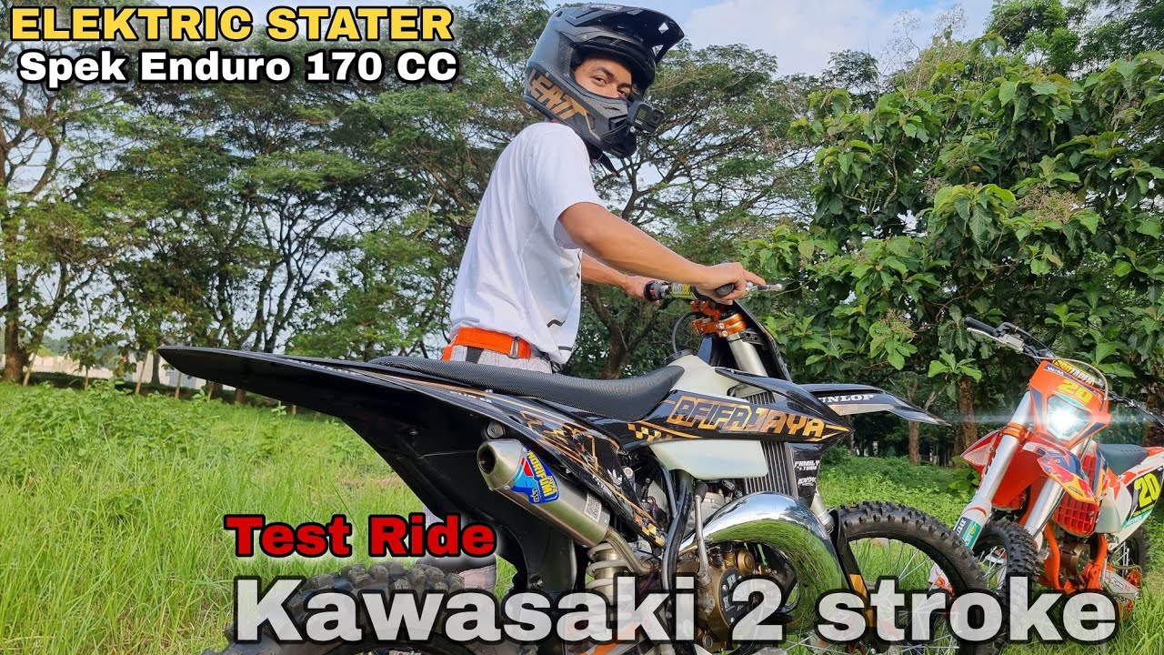 Pemilik YZ 250 x menangis liat Trail ninja ini  🤣 Double stater PNP murah