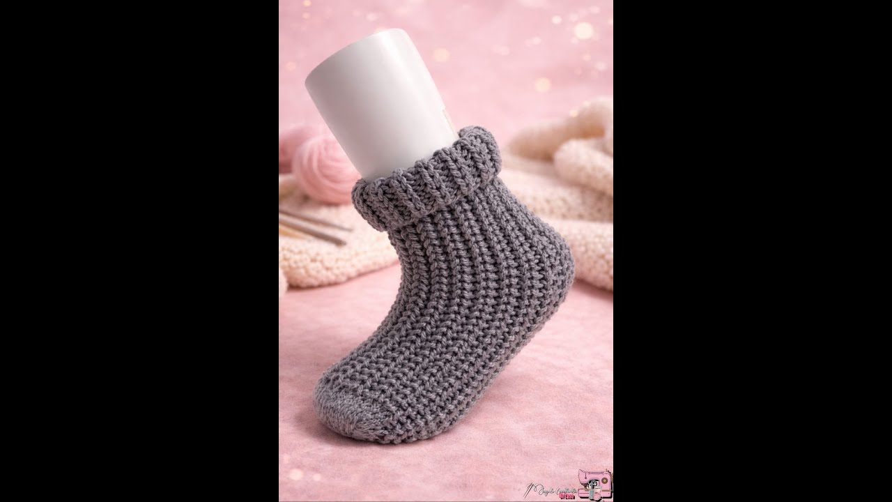Un Solo Modello, Tutte le Misure🧦🧶Calzettoni ai Ferri Facilissimi!!