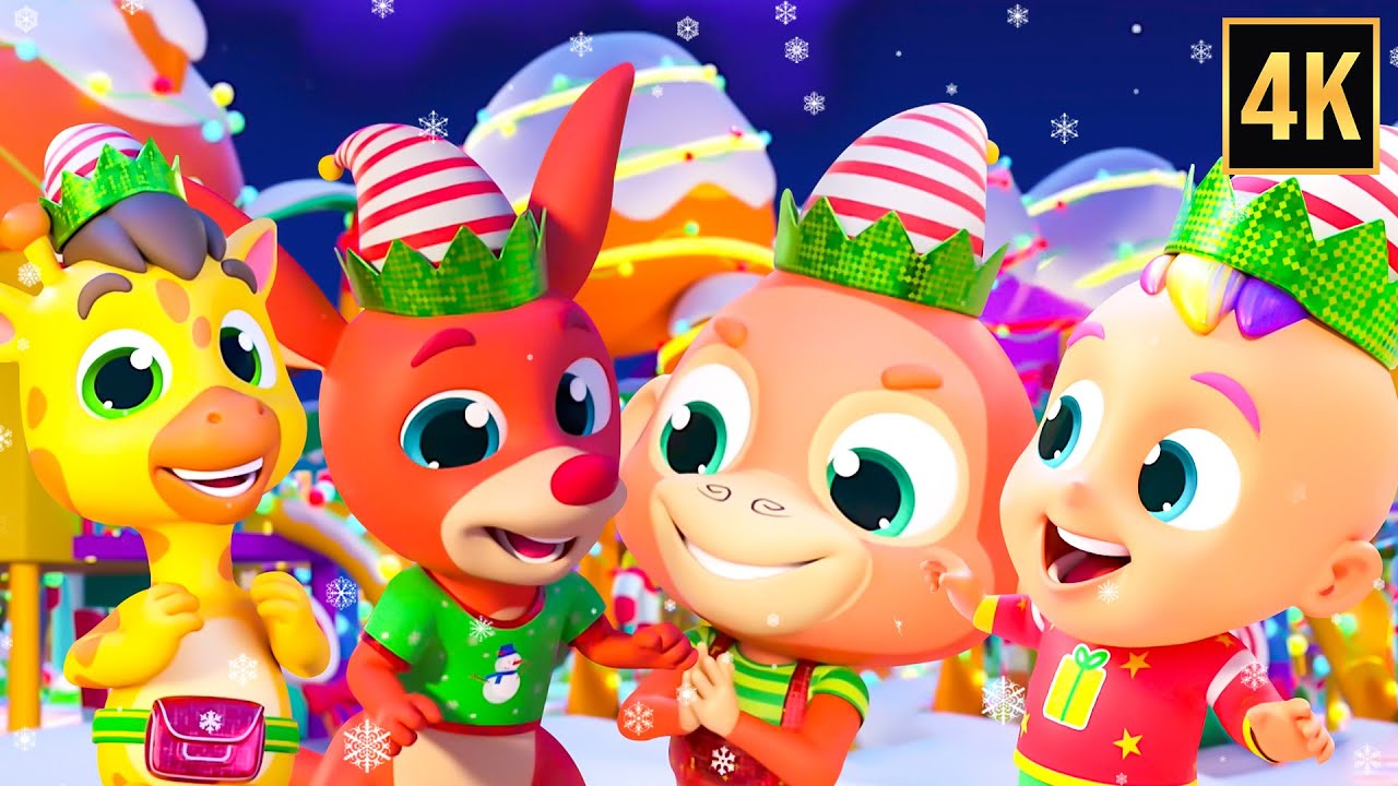 Five Little Elves + More Christmas Nursery Rhymes and Baby Songs for Kids