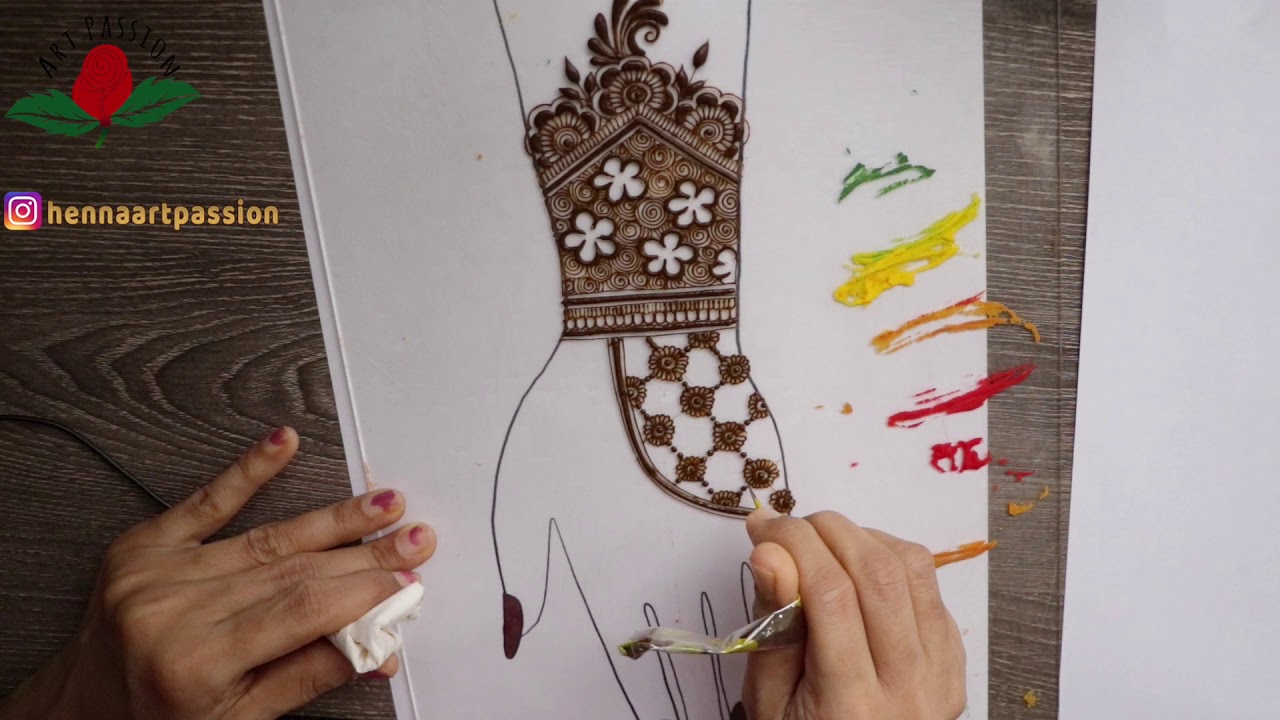 Class 13 : learn to create your own mehndi designs | Layout and structure in mehendi design part 2