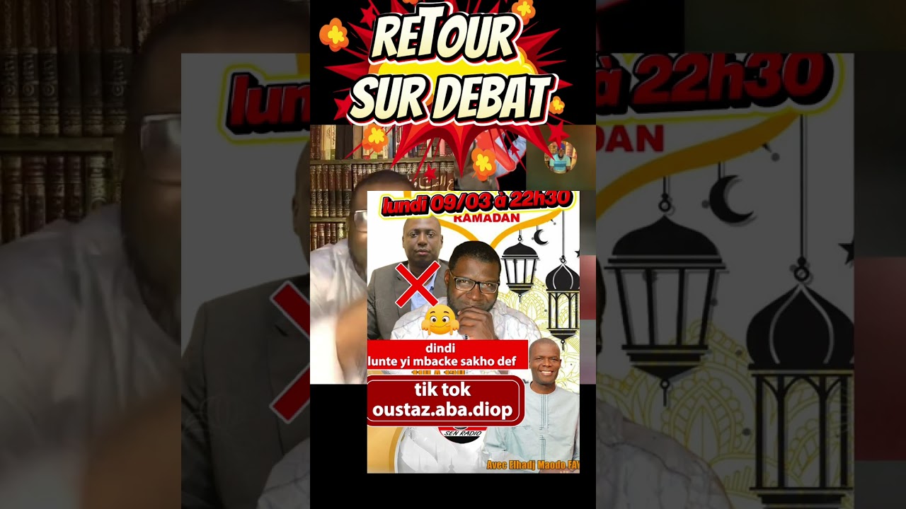 Retour sur l invitation de maodo faye a mbacke sakho 1 er partie
