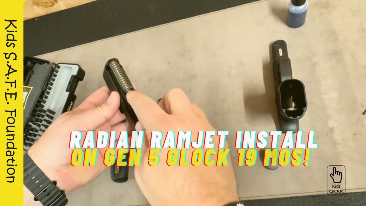 Установка Radian Ramjet + Afterburner на Glock 19 MOS 5-го поколения