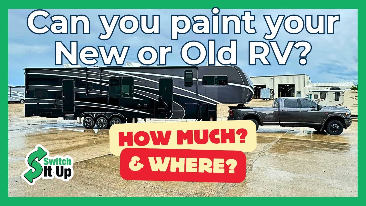 Can you paint your New or Older RV?  Where can you go?