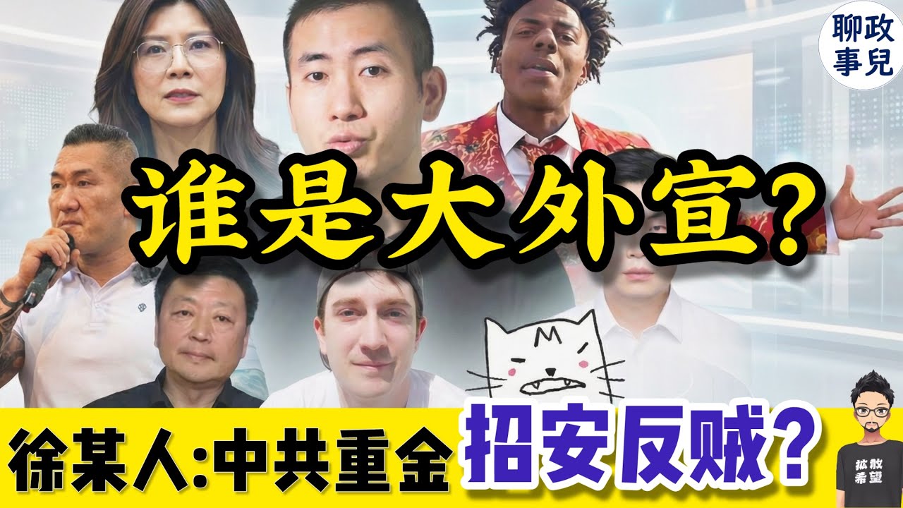 徐某人录音曝光：中共4万欧元每月招安反贼？ 王志安/袁腾飞/多伦多方脸，到底谁是大外宣？