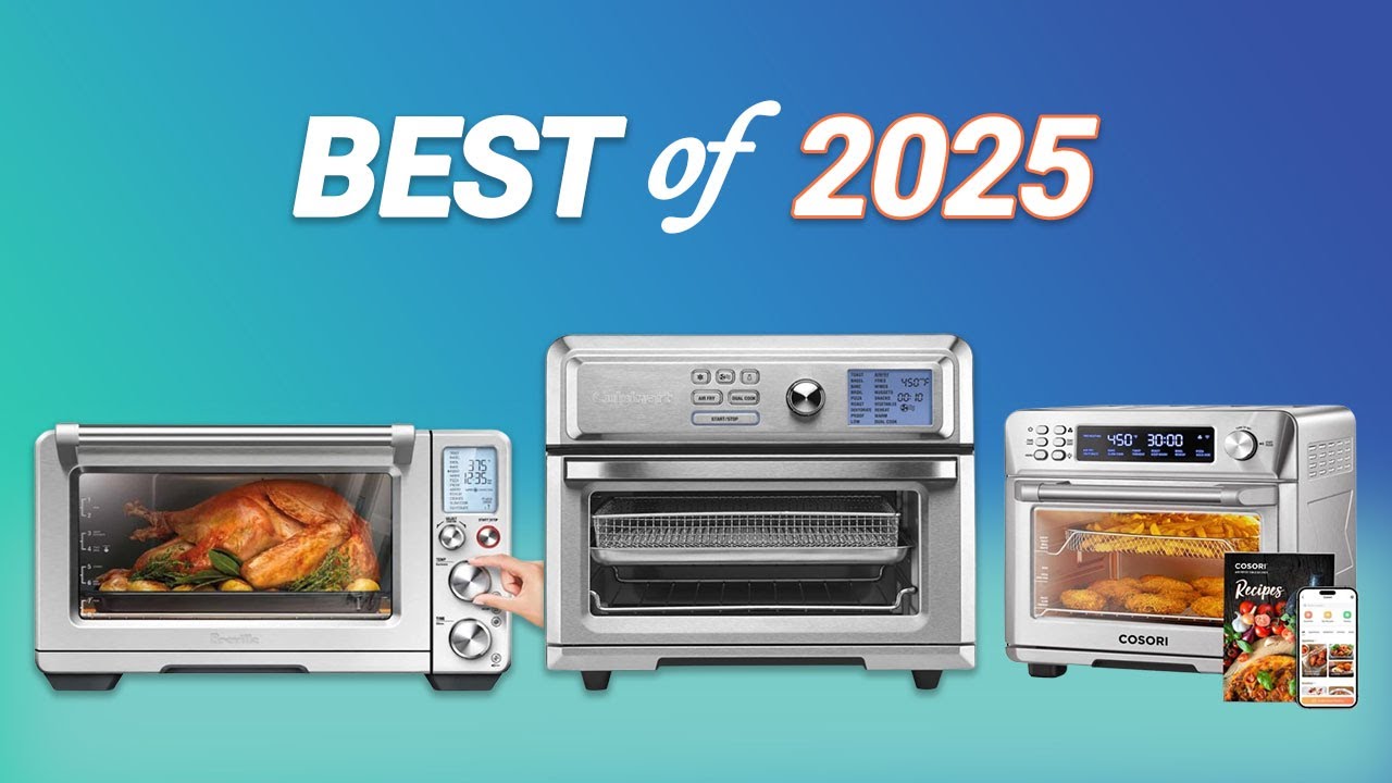 Top 5 Best Air Fryer Toaster Ovens of 2025 | Best Toaster Ovens Review [WATCH Before You BUY]