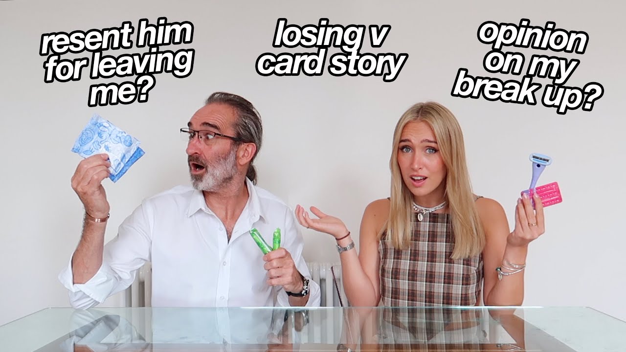 answering awkward questions with my dad🥵