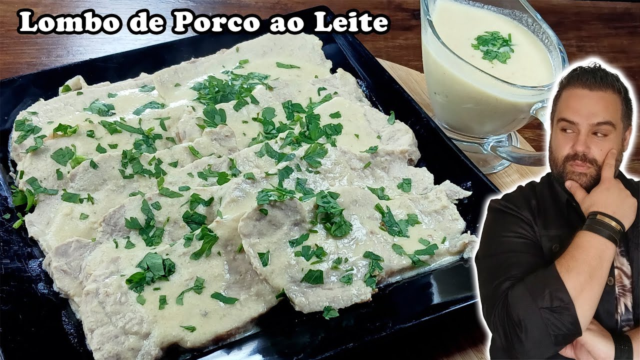 Lombo de Porco ao Leite Que Pede Pão Para o Molho