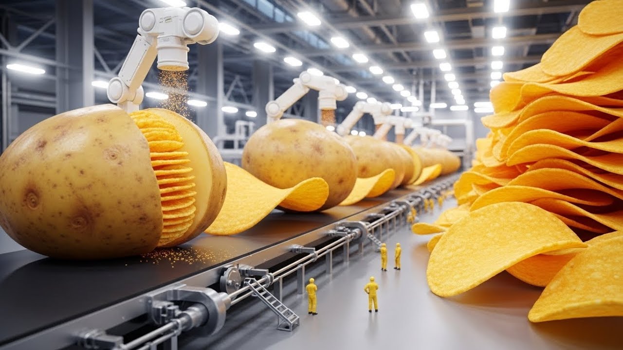 Inside the Largest USA Potato Chip Factory: Full Process Revealed
