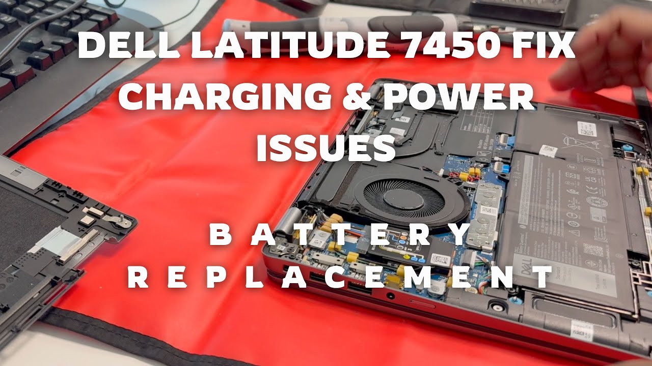 Dell Latitude 7450 Battery Replacement | Fix Charging & Power Issues