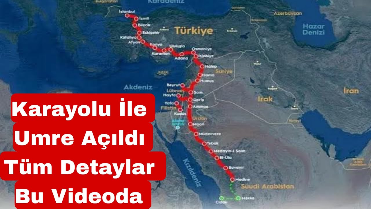 KARAYOLU İLE UMRE AÇILDI BÜTÜN DETAYLAR BU VİDEODA