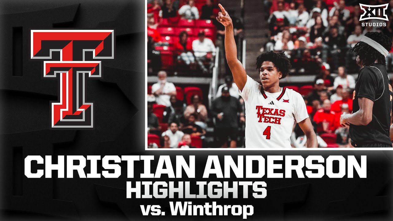 Christian Anderson Highlights vs. Winthrop | 2025-26 Big 12 Men's Basketball