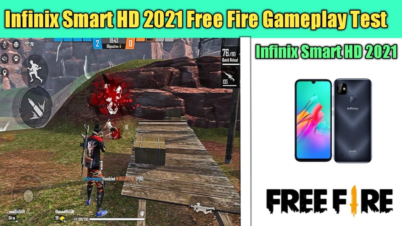 Infinix Smart HD 2021 Free Fire Gameplay Test || Glister Gaming