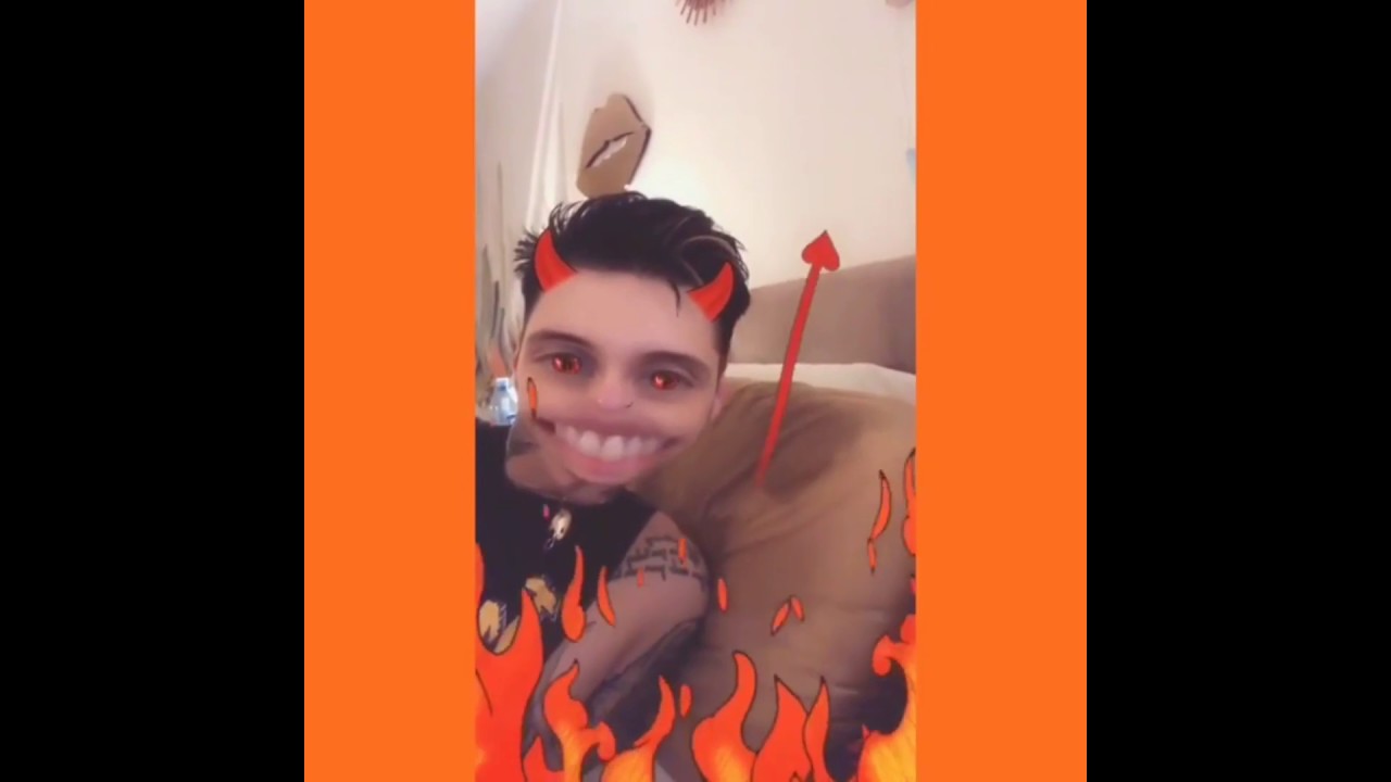 Andy Biersack and Juliet Simms on Snapchat 2018 (Halloween Edition)