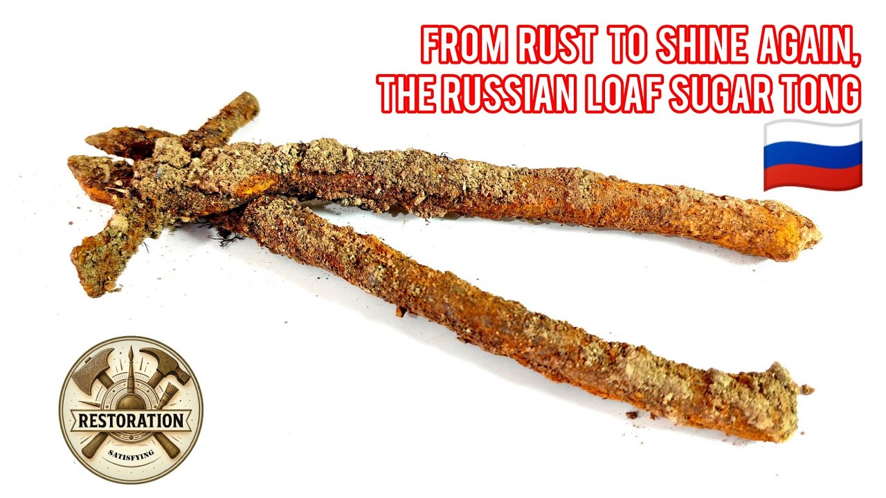 Restoring a Rusty Russian Sugar Tong &ndash; From Rust to Shine Again